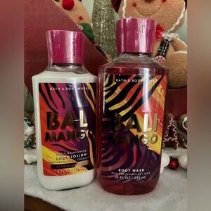Bath & Body Works Bali Mango Body Wash and Lotion Duo